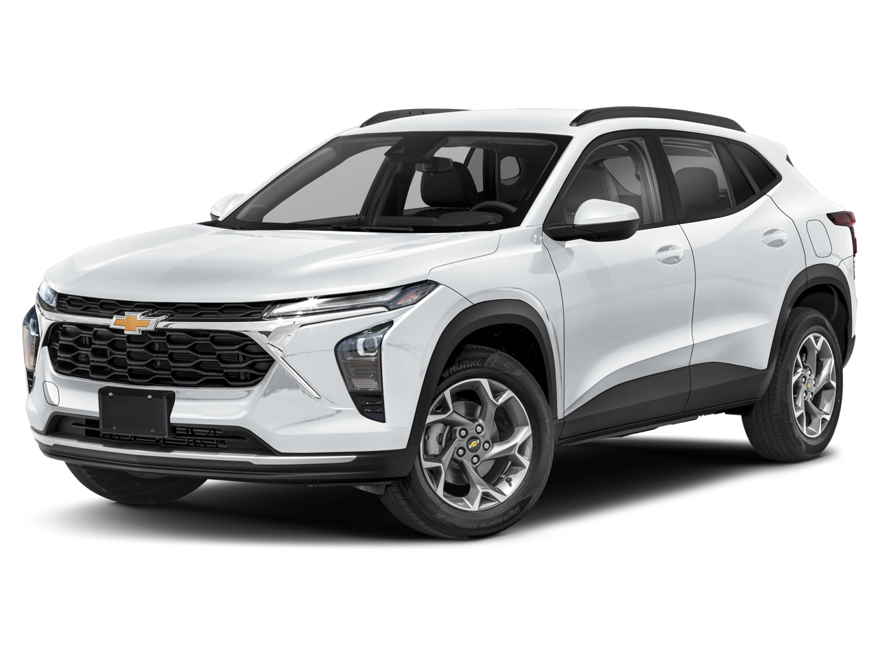 2025 Chevrolet Trax LT in Mosaic Black Metallic — front three-quarter view