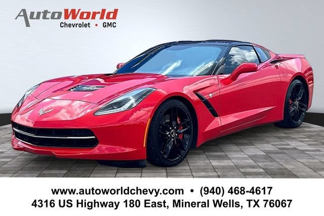 2014 Chevrolet Corvette Stingray Z51 3LT in Torch Red — front three-quarter view